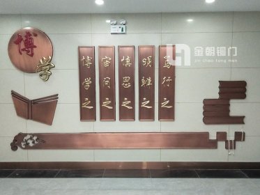 济南工程铜门厂家安装案例