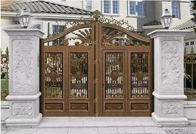 别墅铜门的贴膜保养方法
