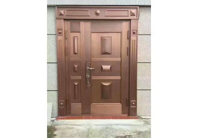 铜门安装案例002